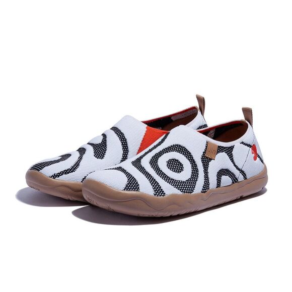 UIN Men’s Walking Shoes Slip On Casual Sneaker (Toledo 1 - White Tiger) main image 8